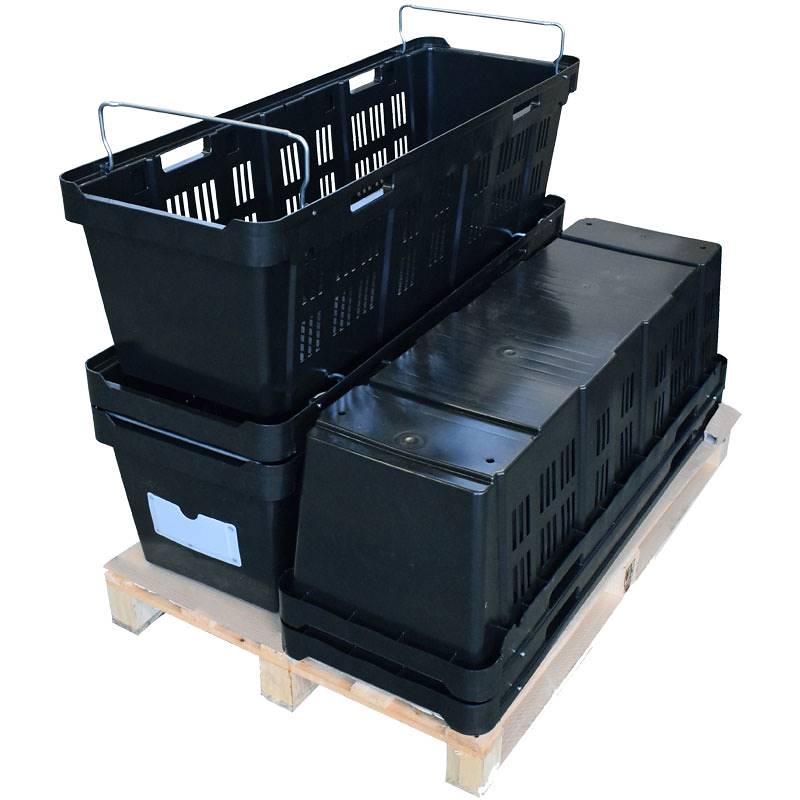 Universal container for cut flower transport, Color: black, Box: 200 units