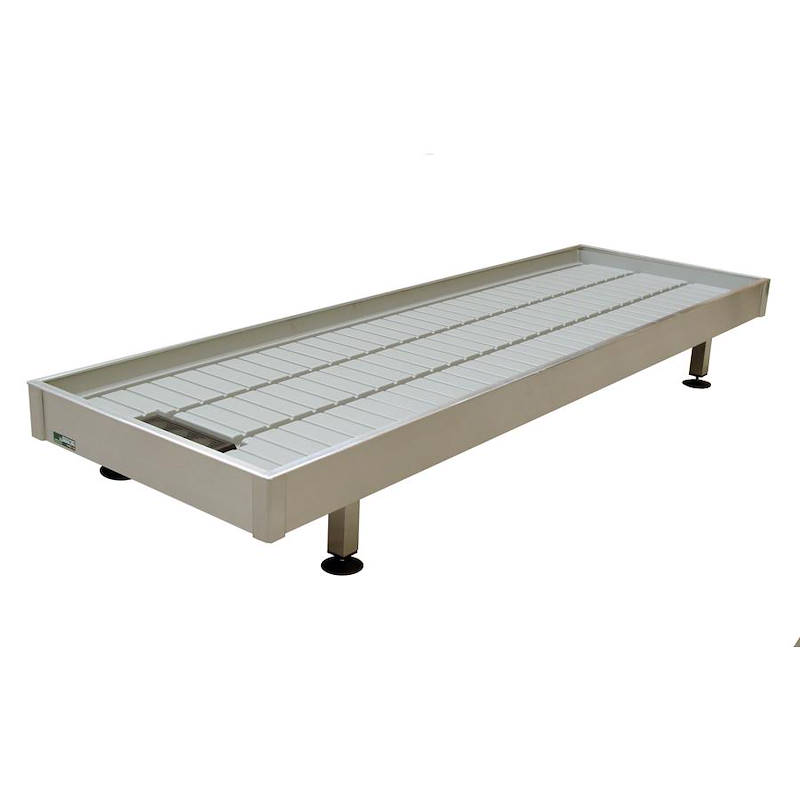 Aluminium-Verkaufstisch 660 x 2065 mm, Höhe: h 550 mm, Packung: 3 Stücke