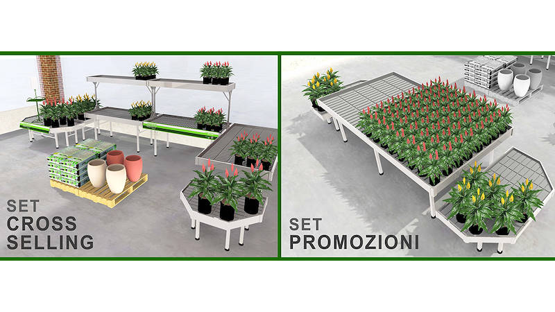 AUSSTELLUNGSMODELLE FÜR PFLANZEN UND BLUMEN