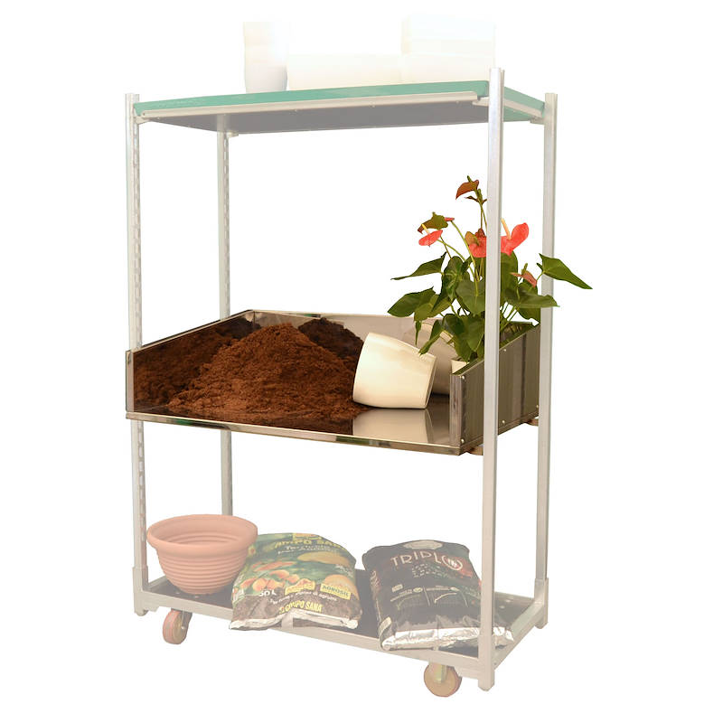 Banc de rempotage en acier pour Chariot Unistandard
