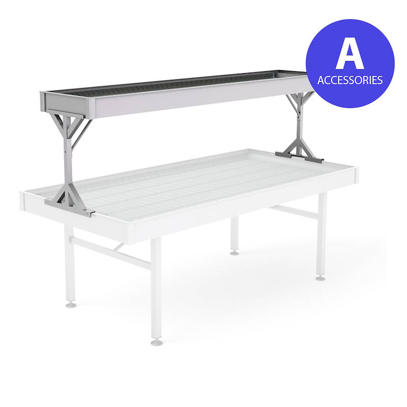 Banc surélevé en aluminium, Dimension: 656 x 3040 mm