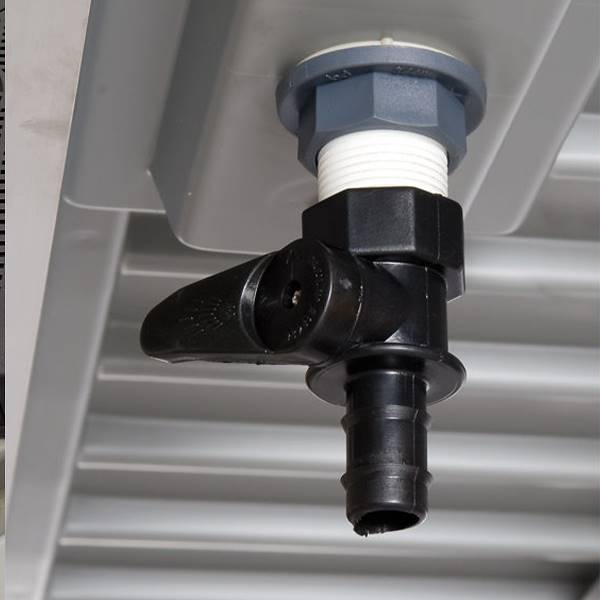 Reparaturset für Ebbe und Fluttanks, Optional: Wasserablassventil