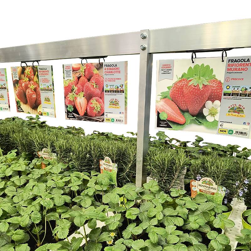 Kartenhalterstange aus Aluminium, Größe: Länge 2530 mm, Packung: 6 stücke