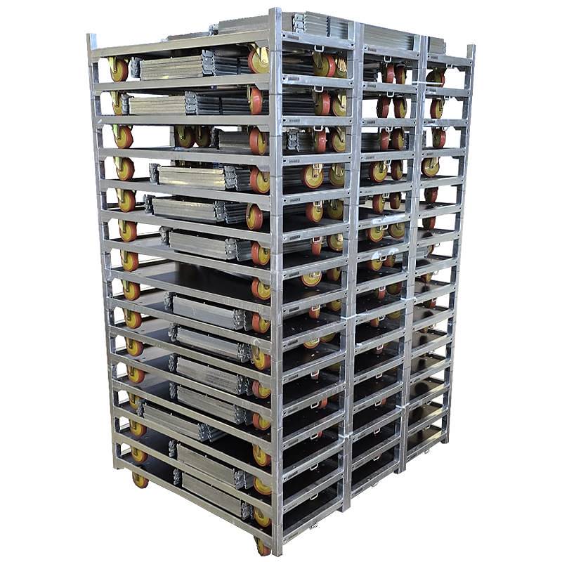 DC-Wagen- und Regal-Set - WÜRFEL