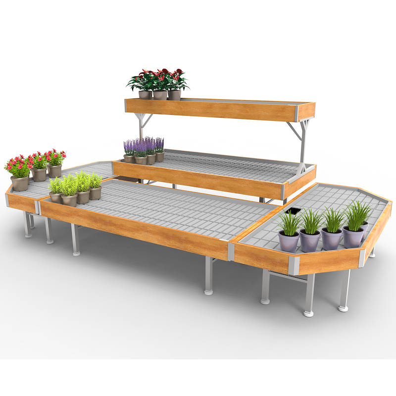 Set BLÜHENDE GONDEL Linie AMOR, Ausstellungs-Set: Set BLÜHENDE GONDEL, Farbe: Naturholz, Packung: 1 Set