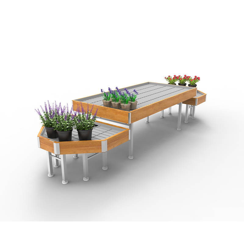 AKTIONEN Set Linie AMOR, Ausstellungs-Set: breite 1060 mm, Farbe: Naturholz, Packung: 1 Set