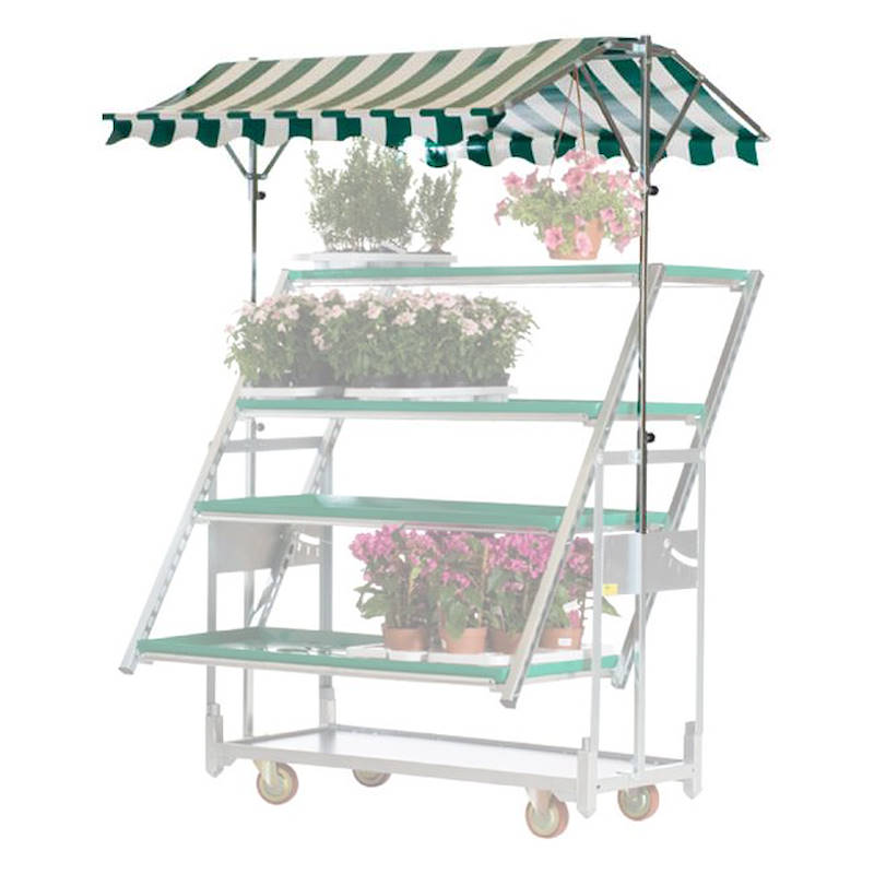 PVC canopy with support