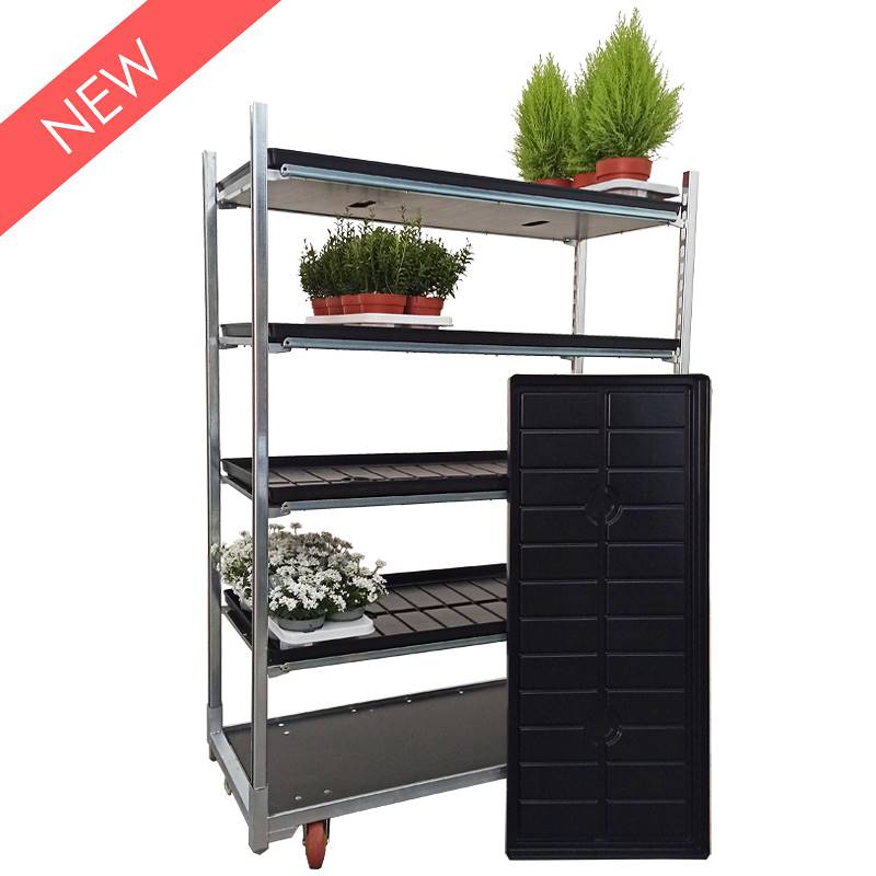 DC Bewässerungswannen, Farbe: schwarz, Optional: Ohne Ablasshahn, Packung: 180 Stücke