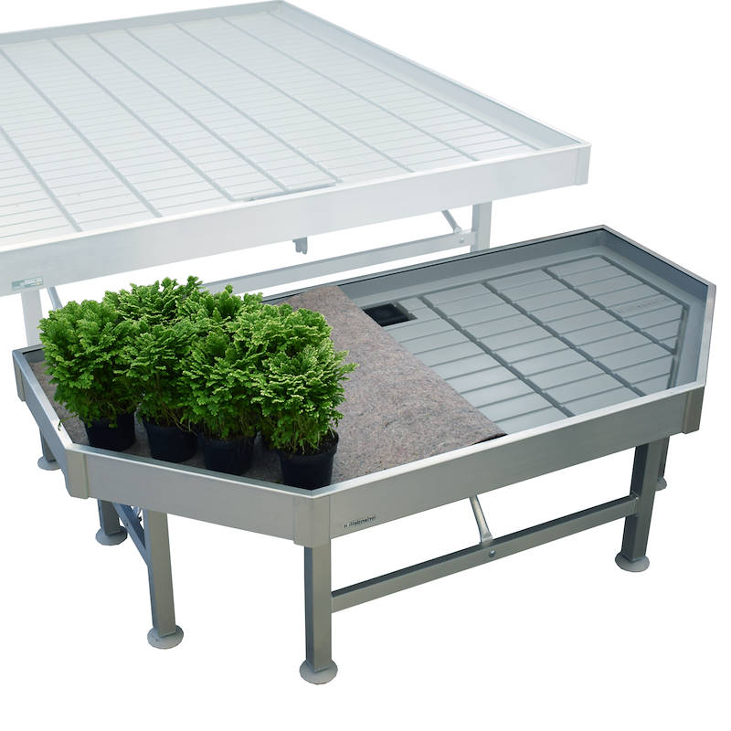 End Cap für Alu-Verkaufstisch<br><br>End Cap für Alu-Verkaufstisch Breite 1625 h550 mm