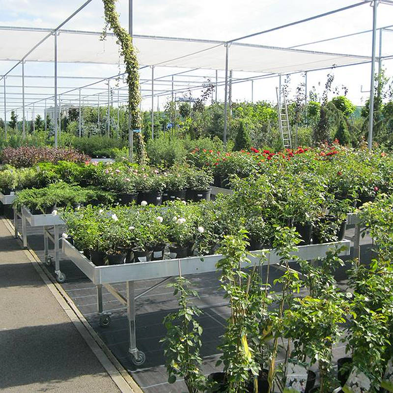 Feste Verkaufstische kostengünstig aus Aluminium zum Zusammenbauen