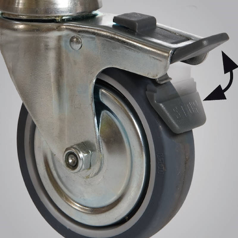 Aluminium Verkaufstisch 3 Einlegeböden