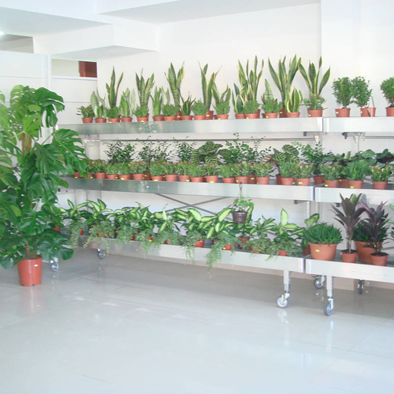 Aluminium Verkaufstisch 3 Einlegeböden