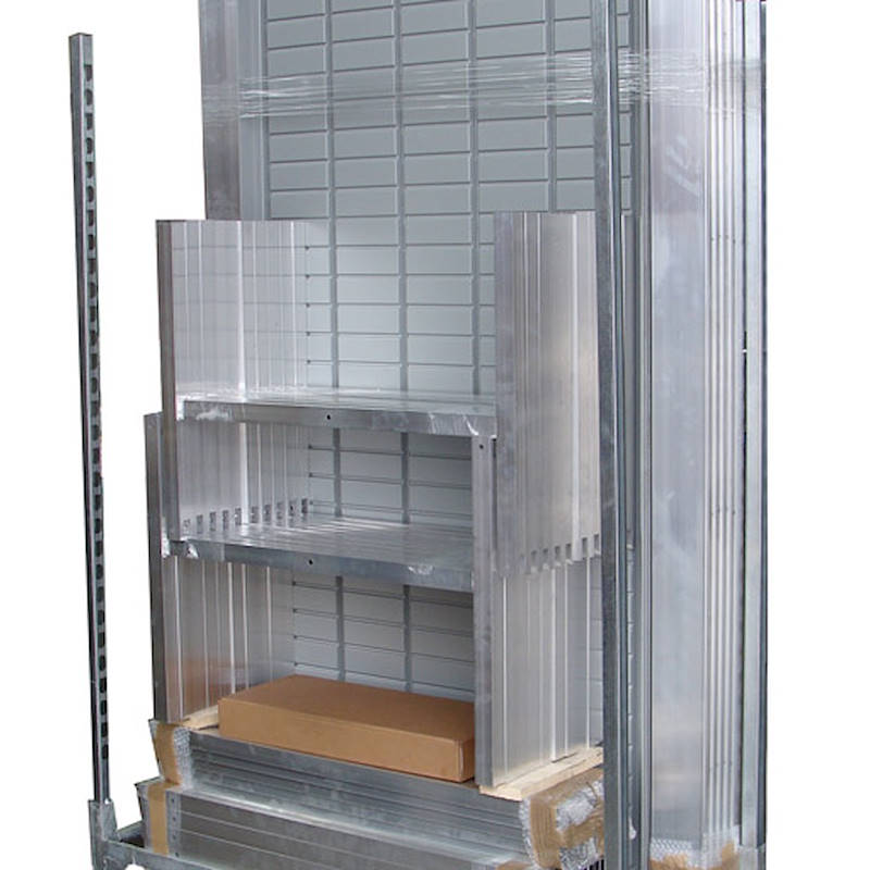 Ready-to-assemble fixed water tables in aluminum on wheels