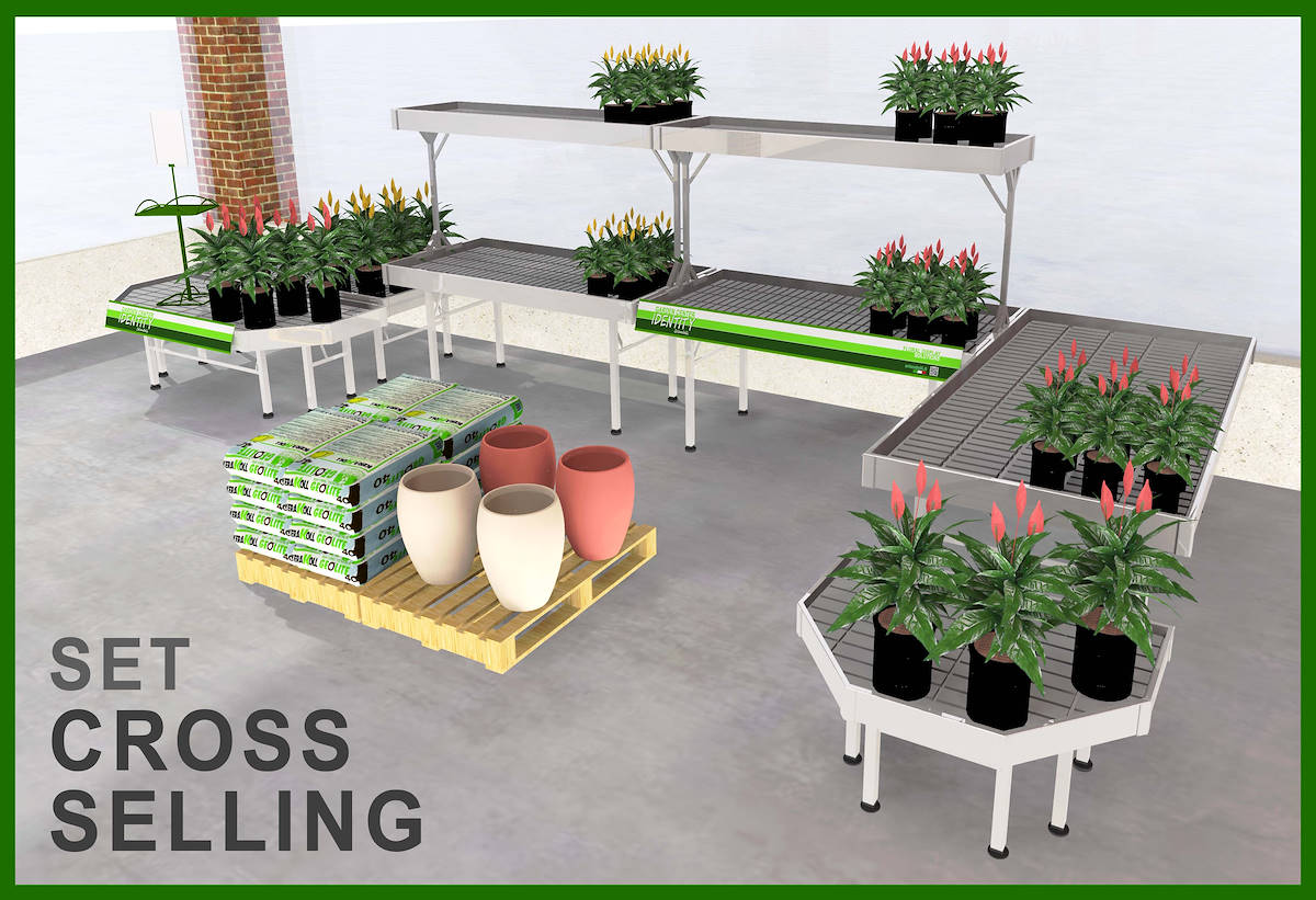 AUSSTELLUNGSMODELLE FÜR PFLANZEN UND BLUMEN