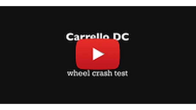 Carrito DC: crash test de la ruedas