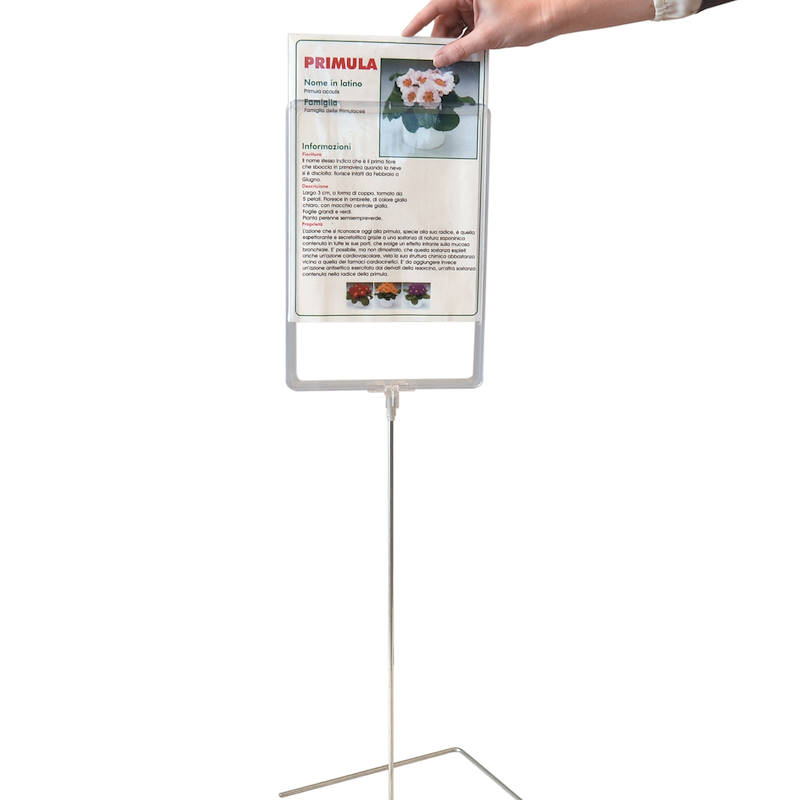 Porte-prix avec support fixe