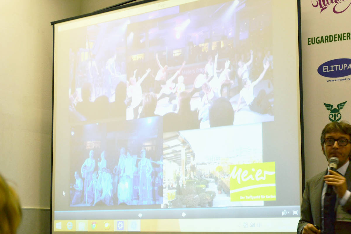 Flowers Show Moscú 2014: intervención de Marco Orlandelli sobre el "Garden Center Shopping Experience"