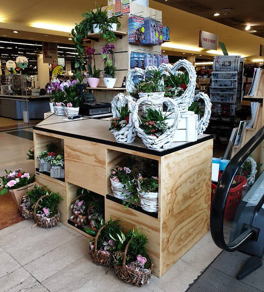 AMOR Linie für den Blumenladen-Zeitungskiosk 