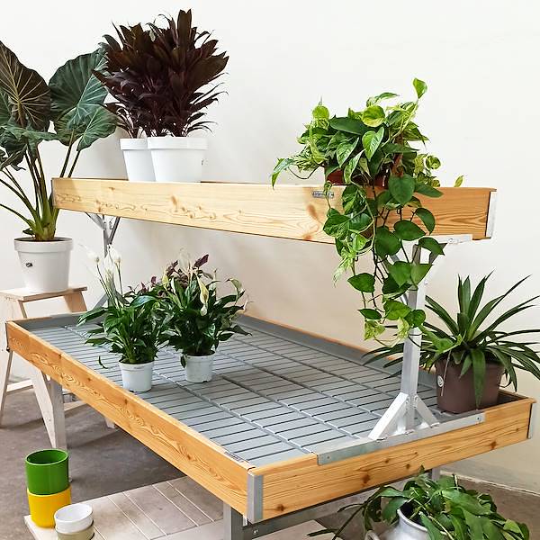 Table surélevée Ligne en bois AMOR