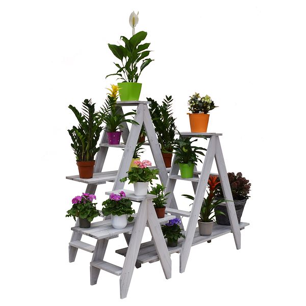 Treppen für Pflanzen und Blumen