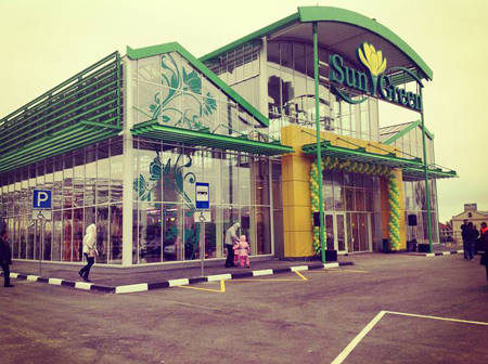 SUN GREEN – Saratov. Le deuxième centre de Jardinage en Russie de cette chaîne de magasins
