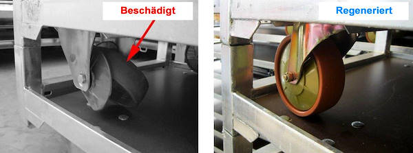 Wie die zerbrochenen Karren beheben